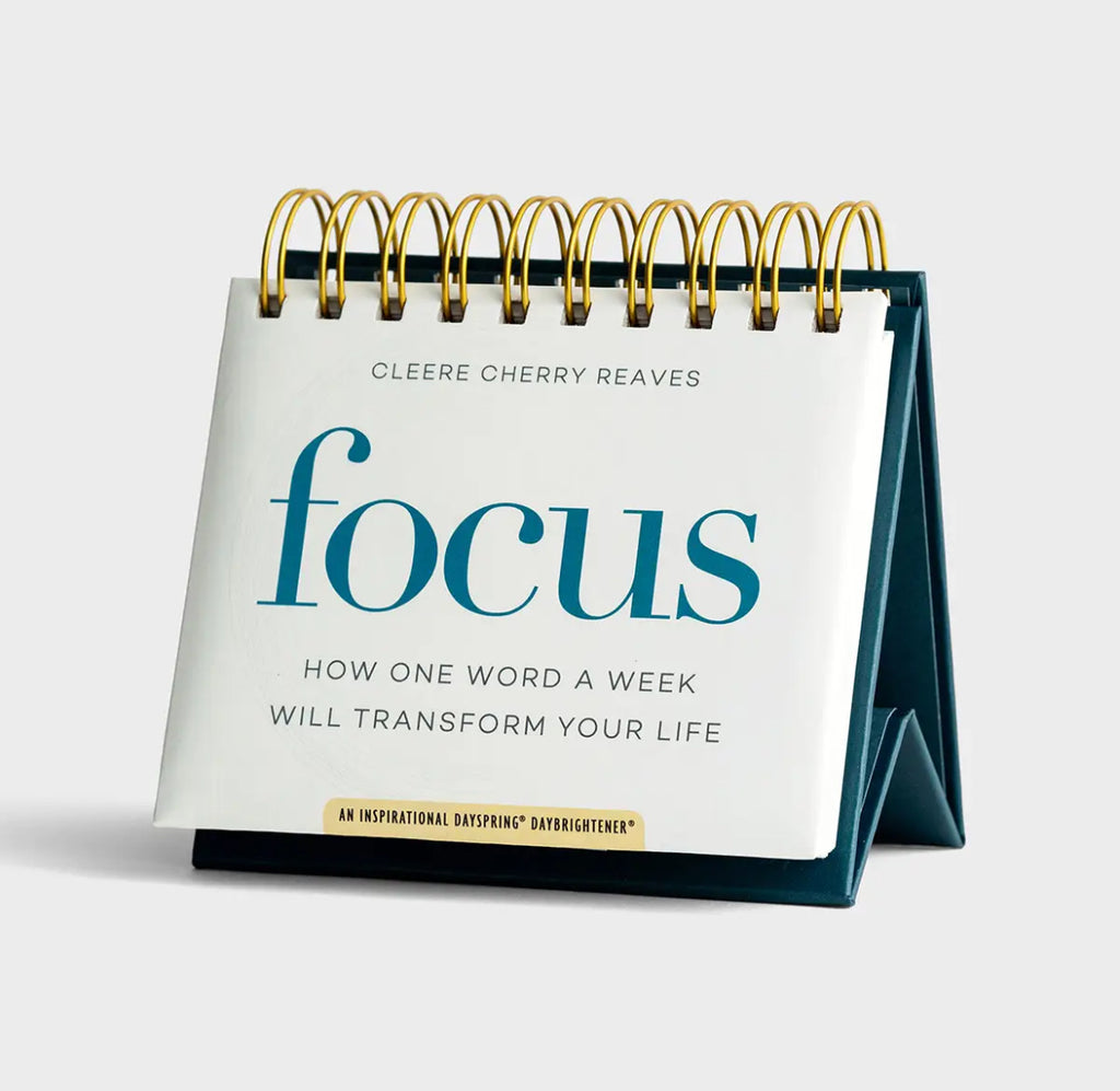 Focus: How One Word A Week Will Transform Your Life - Perpetual Calendar - I AM INTENTIONAL 