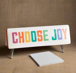Choose Joy - Ceramic Desk Plate