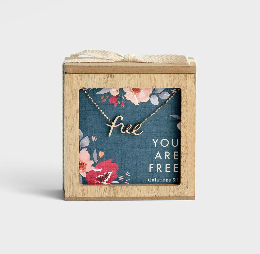 You Are Free - Necklace and Promise Box Gift Set - I AM INTENTIONAL 