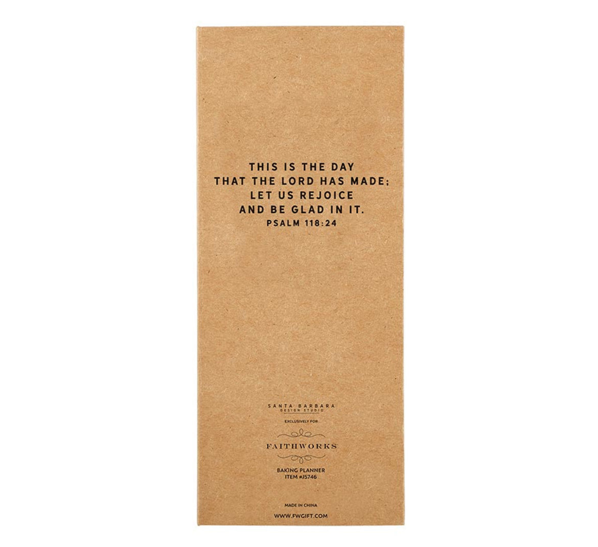 Baking Planner Bake & Be Glad - I AM INTENTIONAL