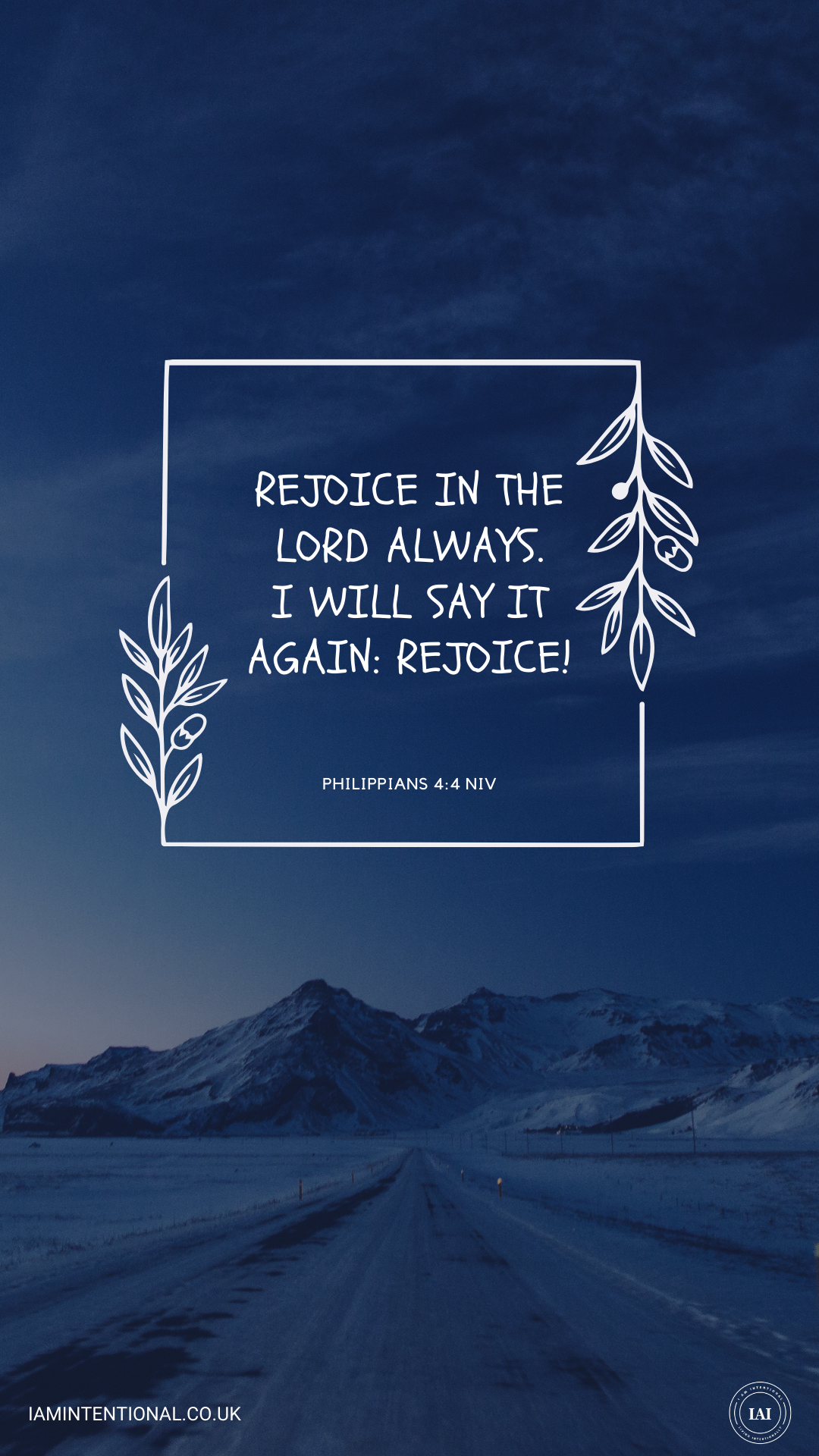 Rejoice - I AM INTENTIONAL