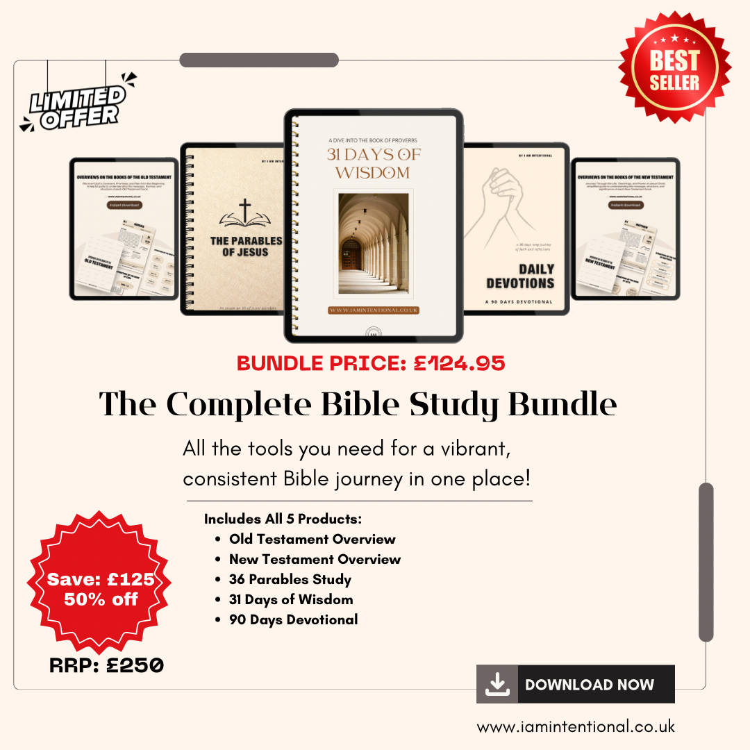 Full Bible Overview – From Genesis to Revelation- Digital product - I AM INTENTIONAL