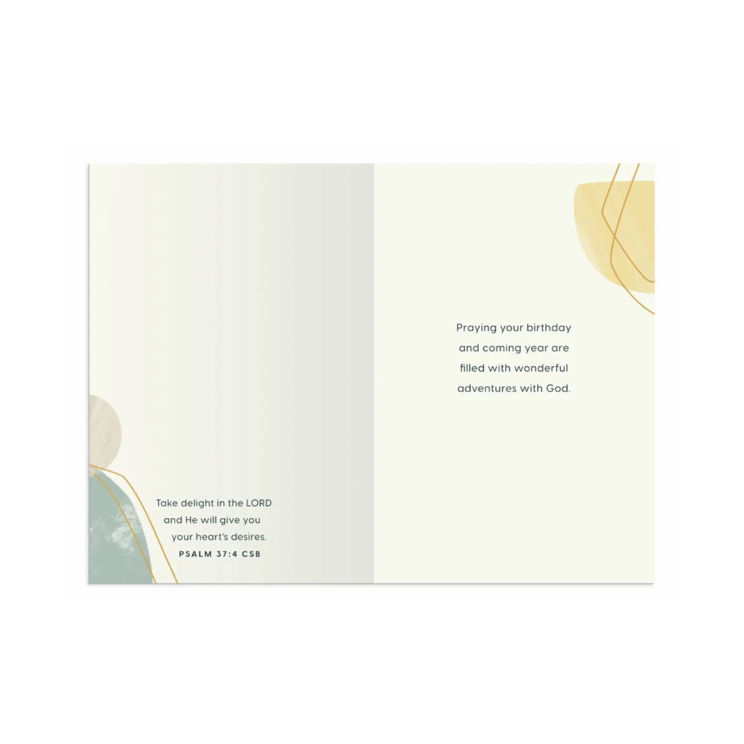 God Has Tomorrow Covered - Birthday card - I AM INTENTIONAL