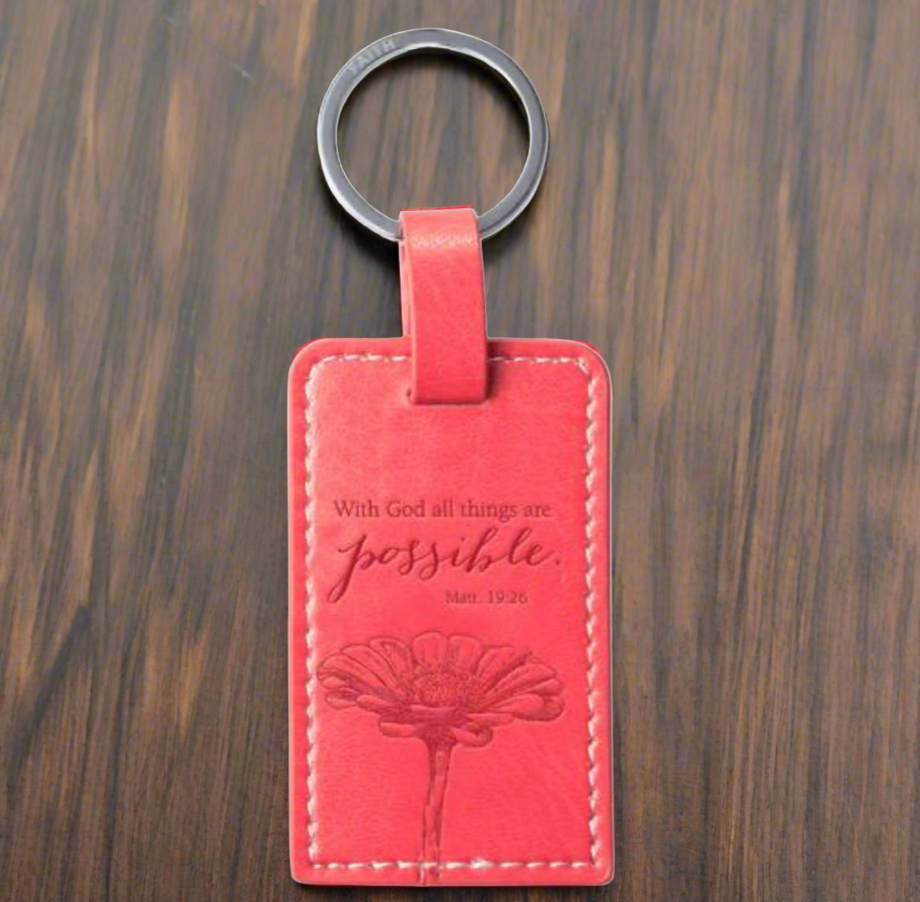 With God All Things Are Possible
Keyring