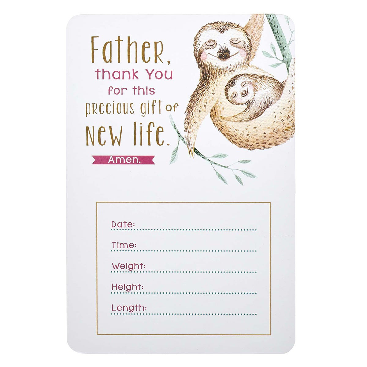 My Baby Girl's Milestone Cards - I AM INTENTIONAL
