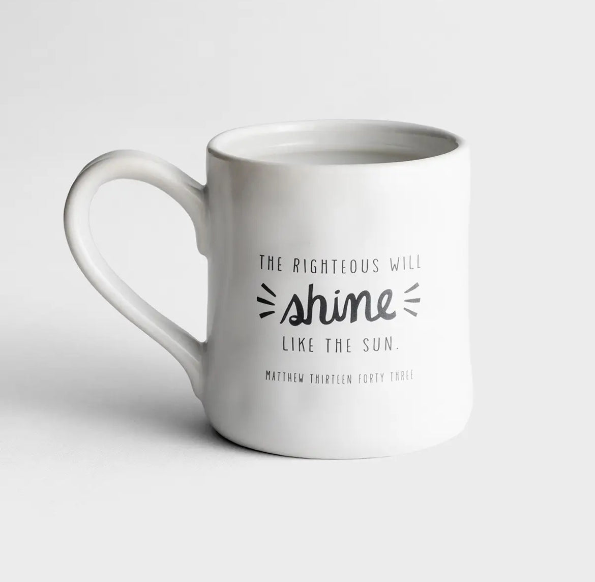 Hello Beautiful - Hand-Thrown Mug - I AM INTENTIONAL