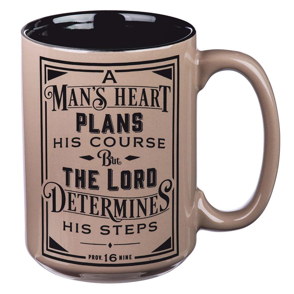 A Man's Heart Ceramic Coffee Mug - I AM INTENTIONAL 