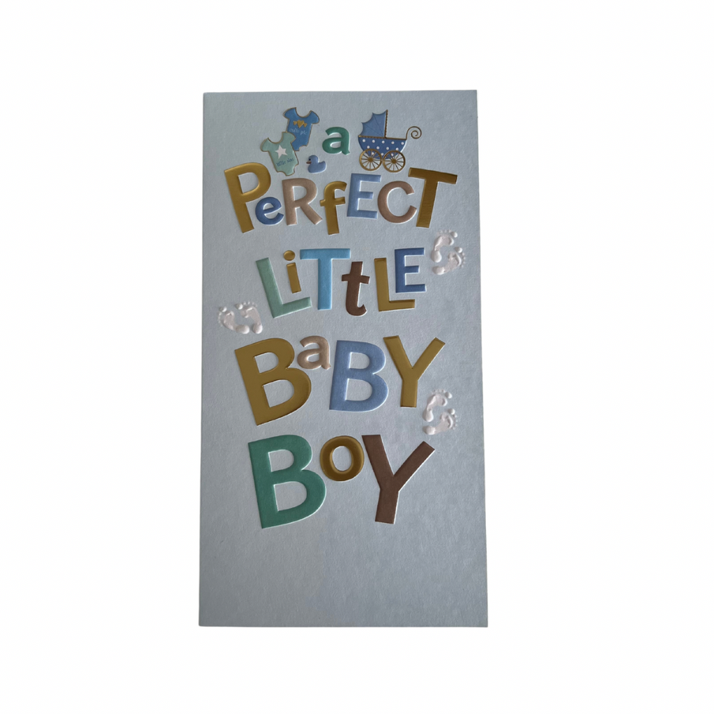 Baby Boy Congratulations Card - I AM INTENTIONAL 