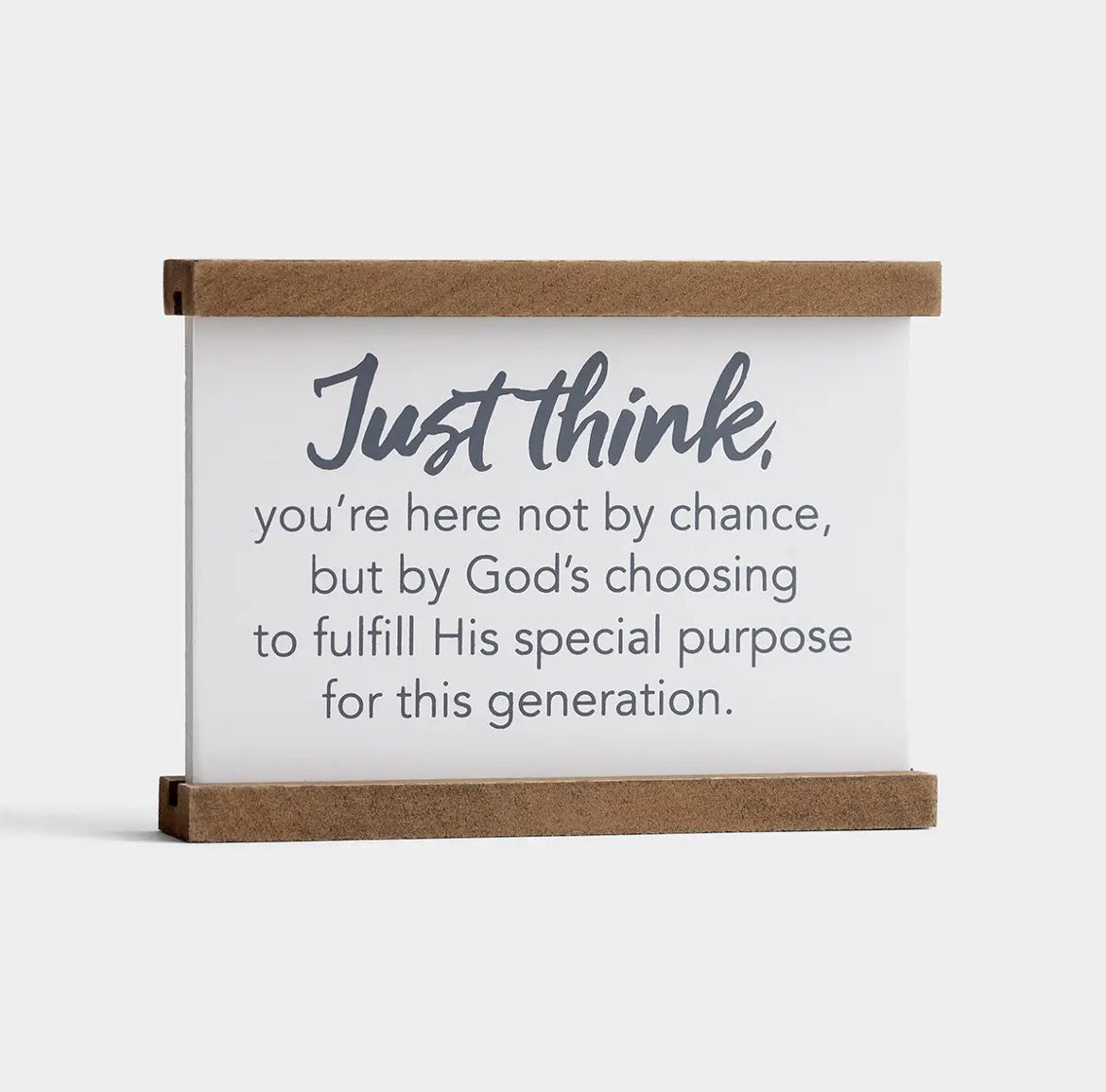 Just Think - Tabletop Plaque - I AM INTENTIONAL