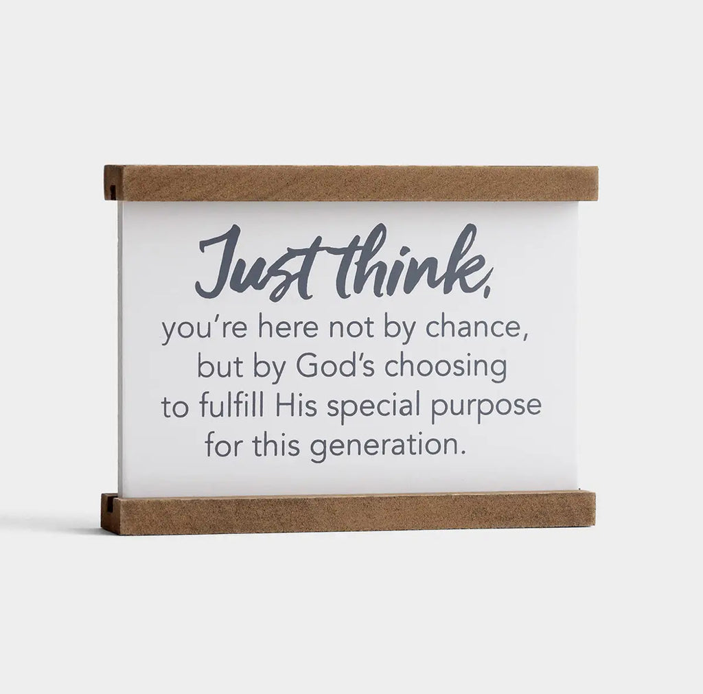 Just Think - Tabletop Plaque - I AM INTENTIONAL 