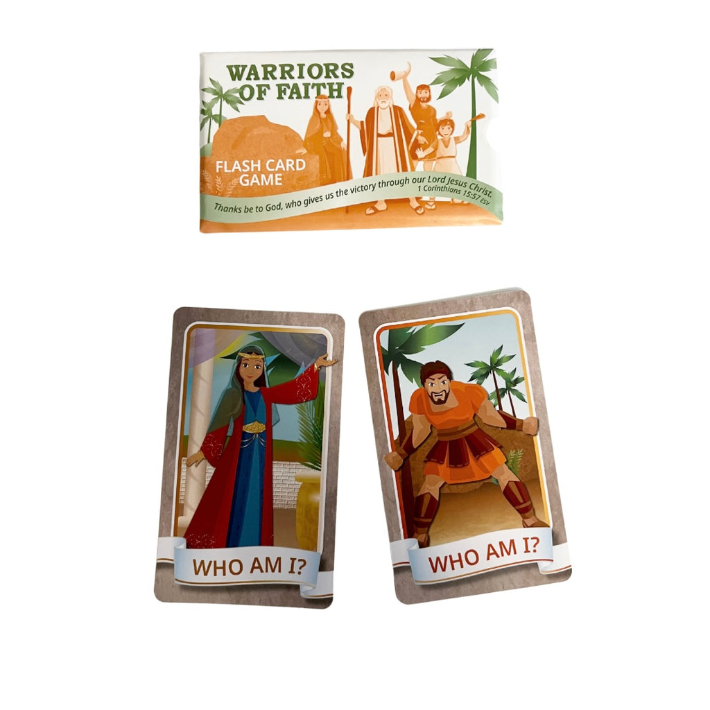 Warriors of Faith Bible Story Flash Cards - I AM INTENTIONAL 