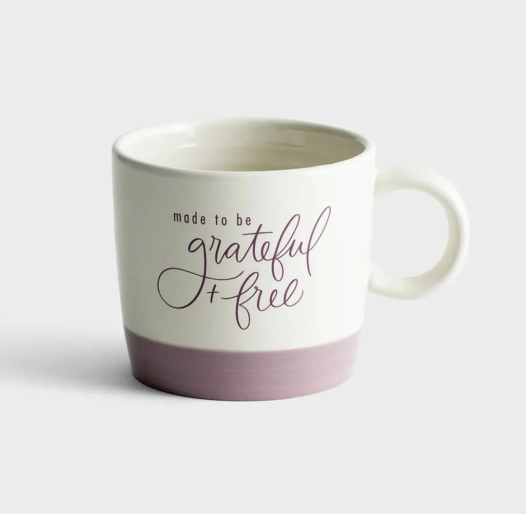 Grateful + Free - Ceramic Mug - I AM INTENTIONAL 