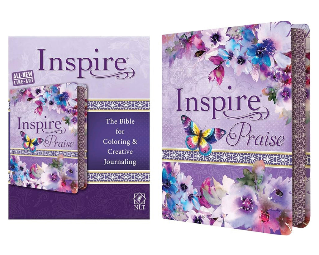 NLT Inspire Praise Bible Feminine Deluxe - I AM INTENTIONAL 