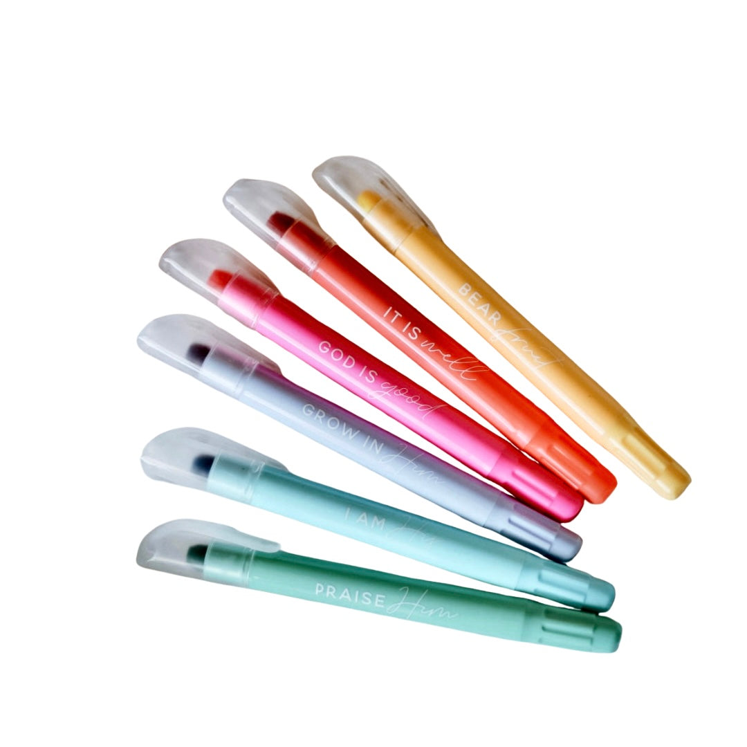 Pastel Bible Highlighter Set - I AM INTENTIONAL