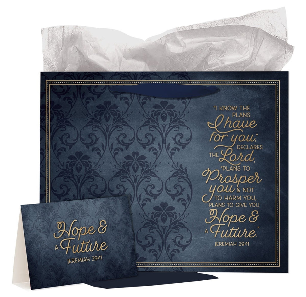 I Know the Plans Large Gift bag with Tissue and Card - I AM INTENTIONAL 