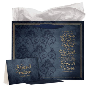 I Know the Plans Large Gift bag with Tissue and Card - I AM INTENTIONAL 