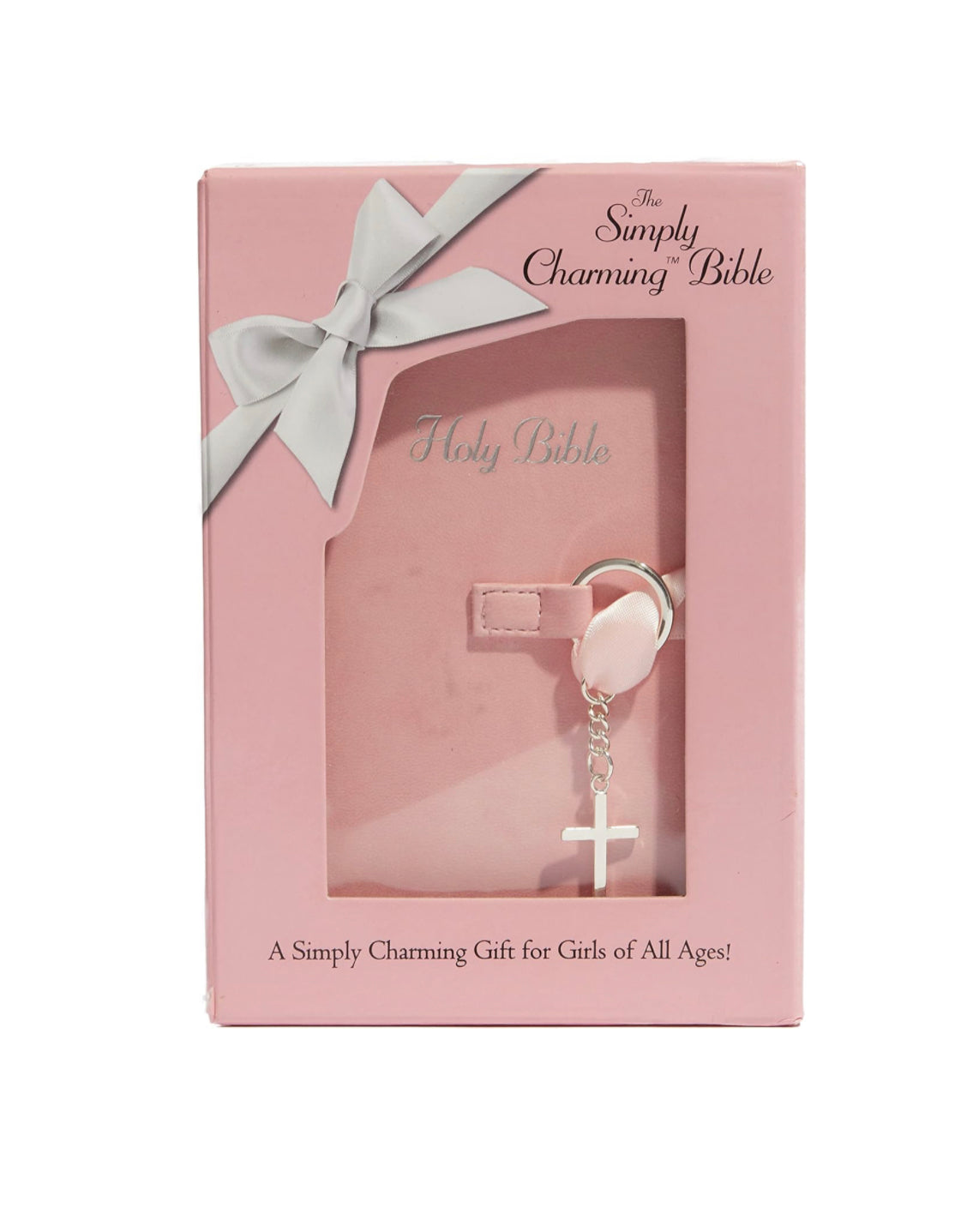 Simply Charming Bible-NKJV-Ribbon Closure: Pink Edition - I AM INTENTIONAL