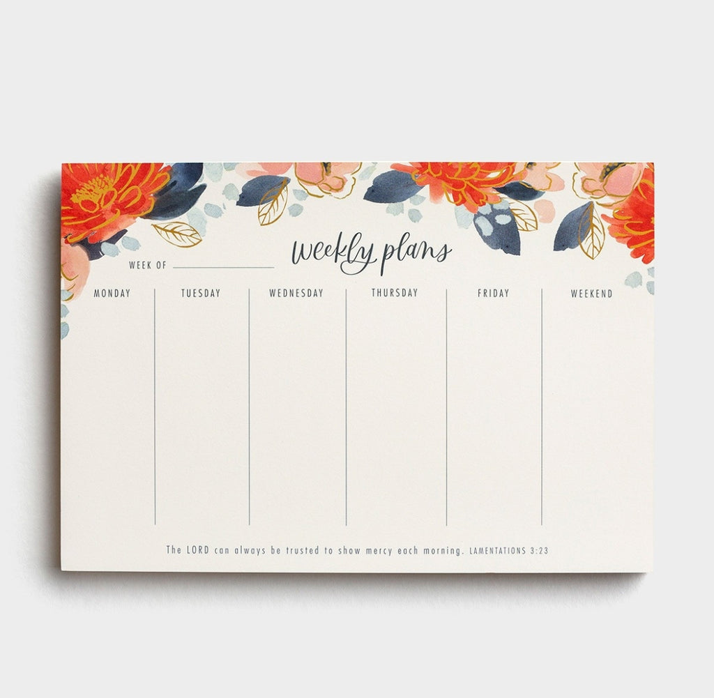 Weekly Plans - Desk Pad - I AM INTENTIONAL 