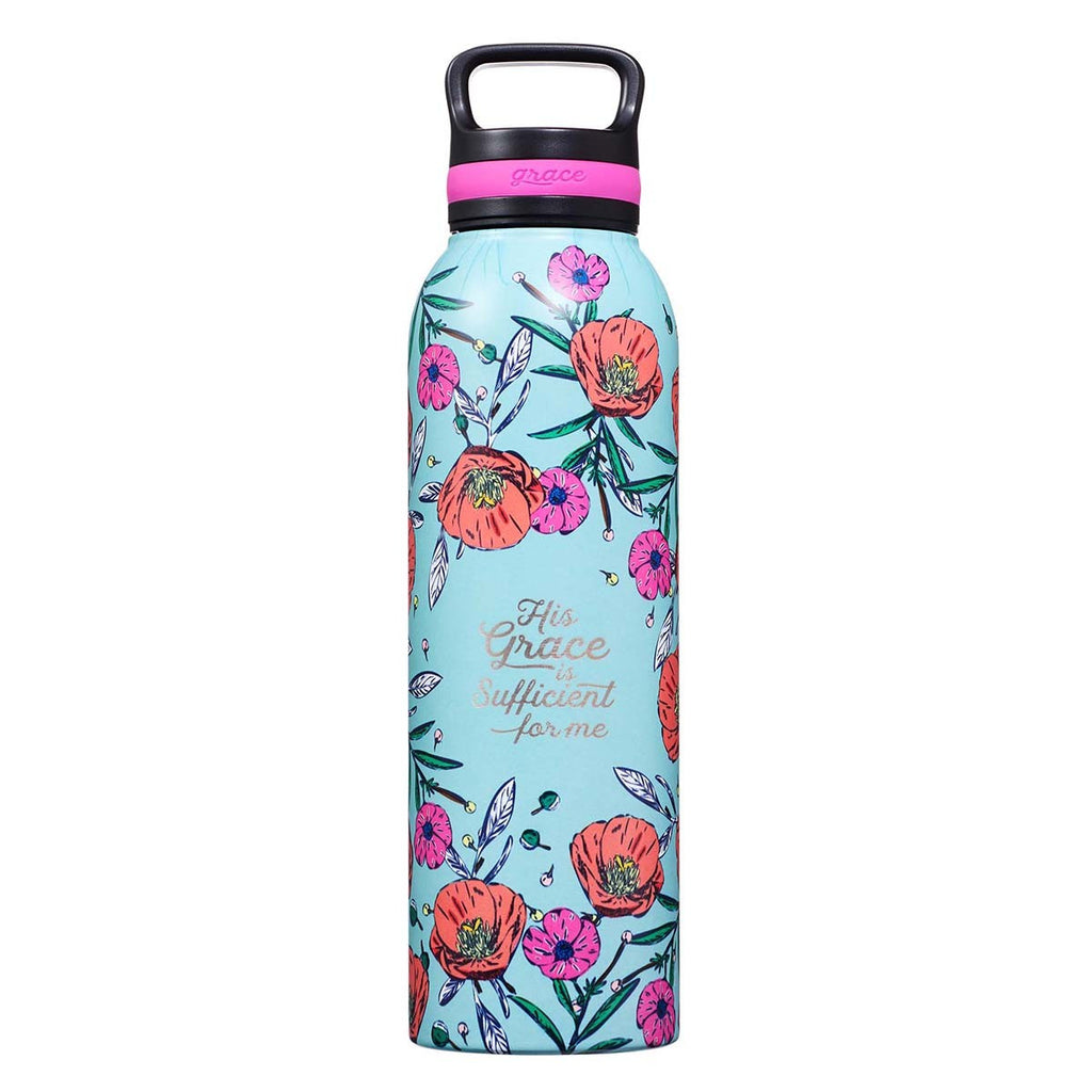 His Grace Stainless Steel Water Bottle - I AM INTENTIONAL 