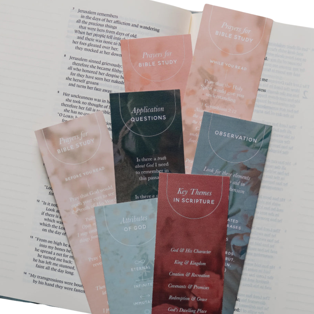 Bible Study Prompts Bookmarks - I AM INTENTIONAL