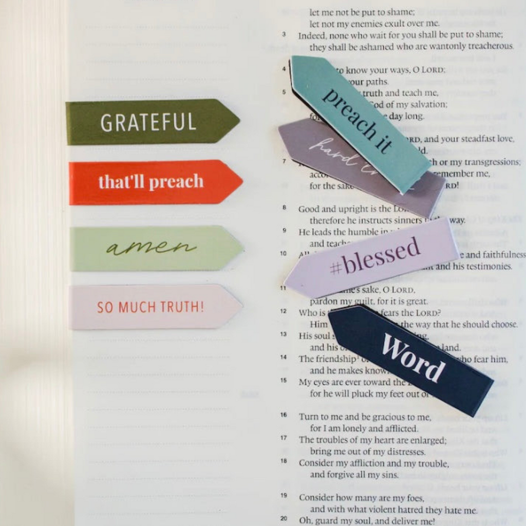 Preach It Mini Magnetic Bookmark Set of 8 - I AM INTENTIONAL 