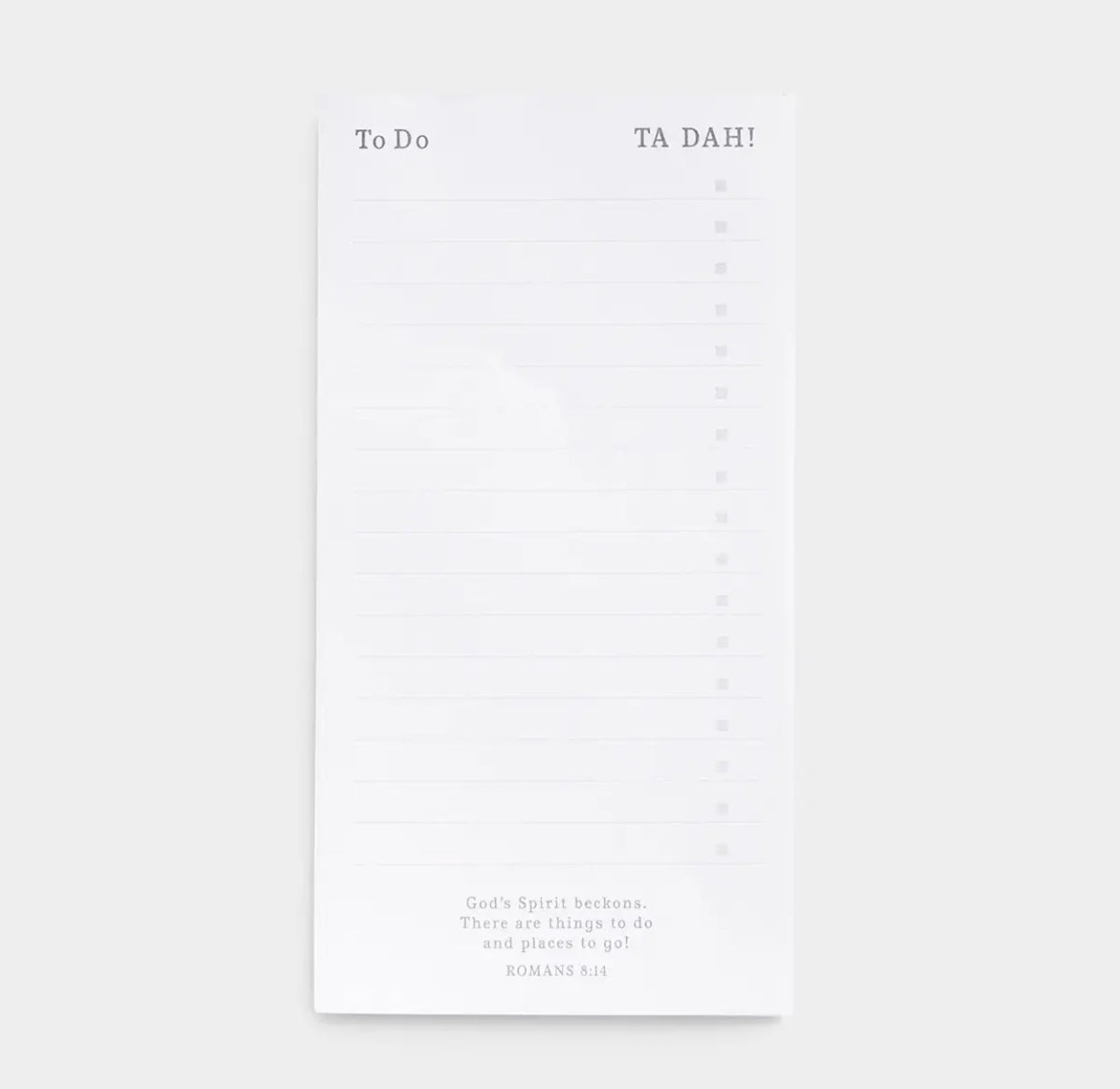 Ta Dah - Jumbo Memo Pad - I AM INTENTIONAL 