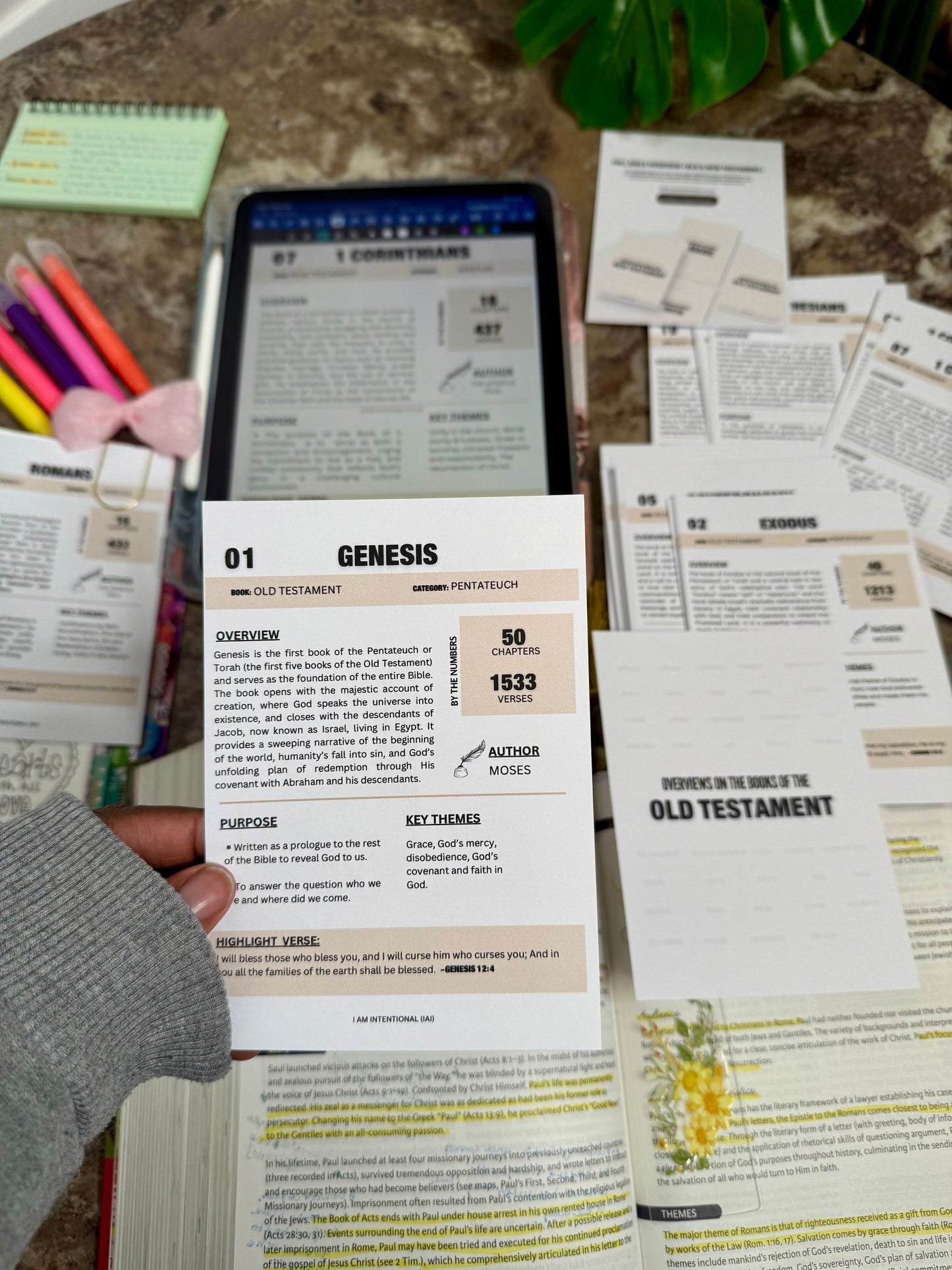 Bible Study Tip- Ins [Genesis to Revelation Overviews] - I AM INTENTIONAL 
