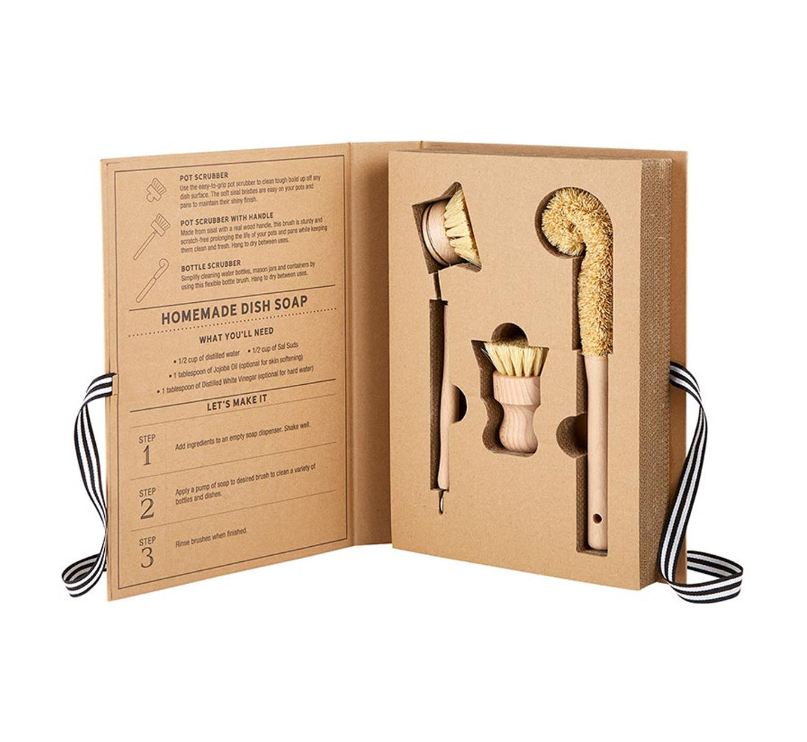 Cleaning Brushes Book Box - Brush It Off - I AM INTENTIONAL 