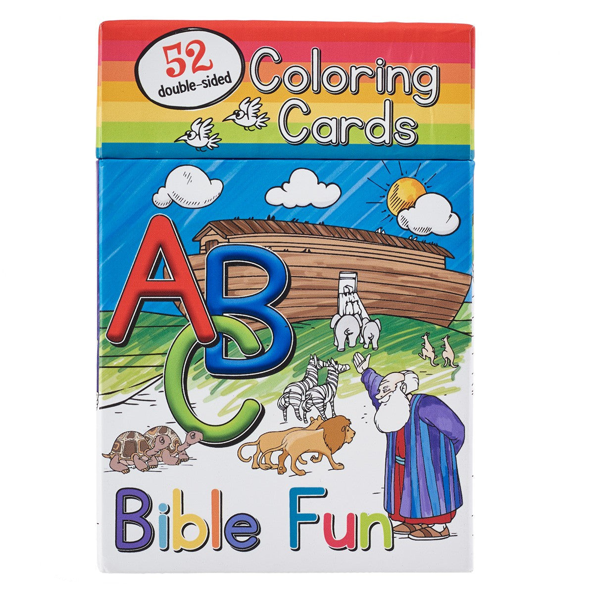 52 ABC Bible Fun Coloring Cards for Kids - I AM INTENTIONAL 