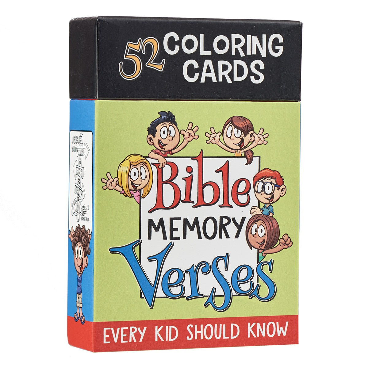 52 Bible Memory Verses Every Kid Should Know Coloring Cards for Kids - I AM INTENTIONAL 