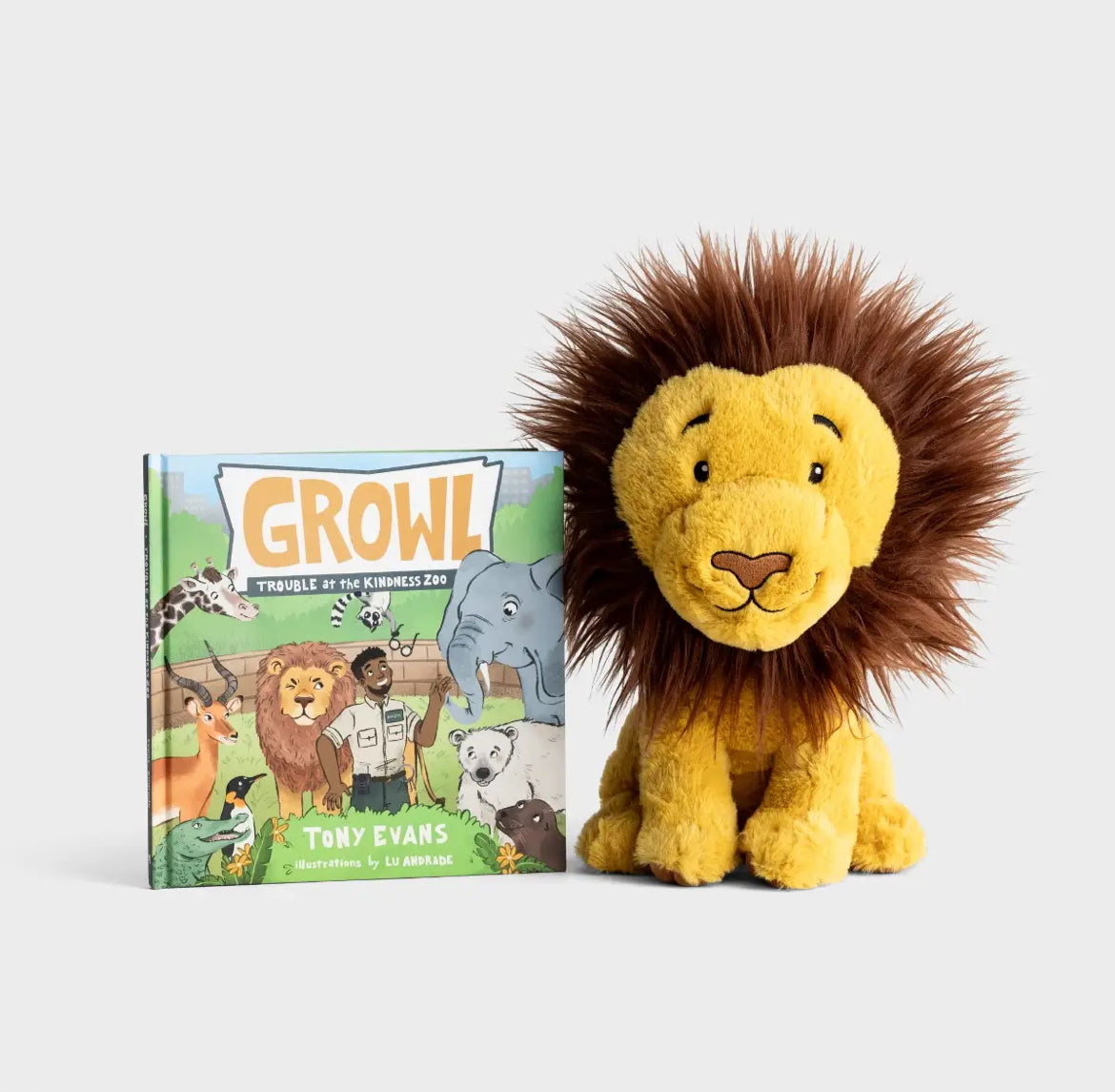 Growl Book + Lion Plush - Gift Set - I AM INTENTIONAL 