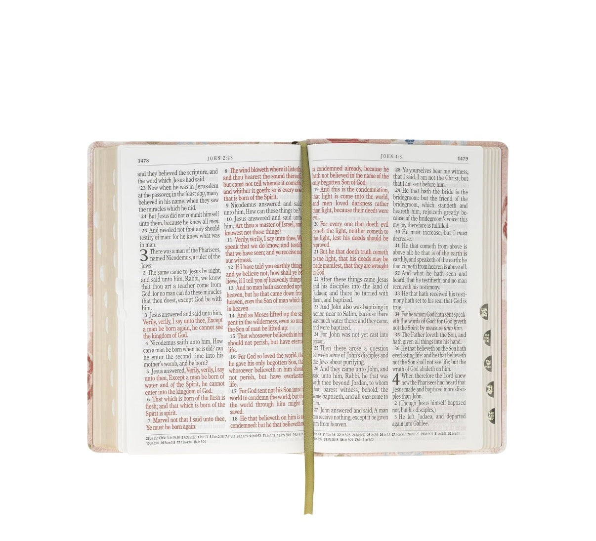 KJV Holy Bible, Giant Print Standard Size Red Letter Edition - I AM INTENTIONAL 
