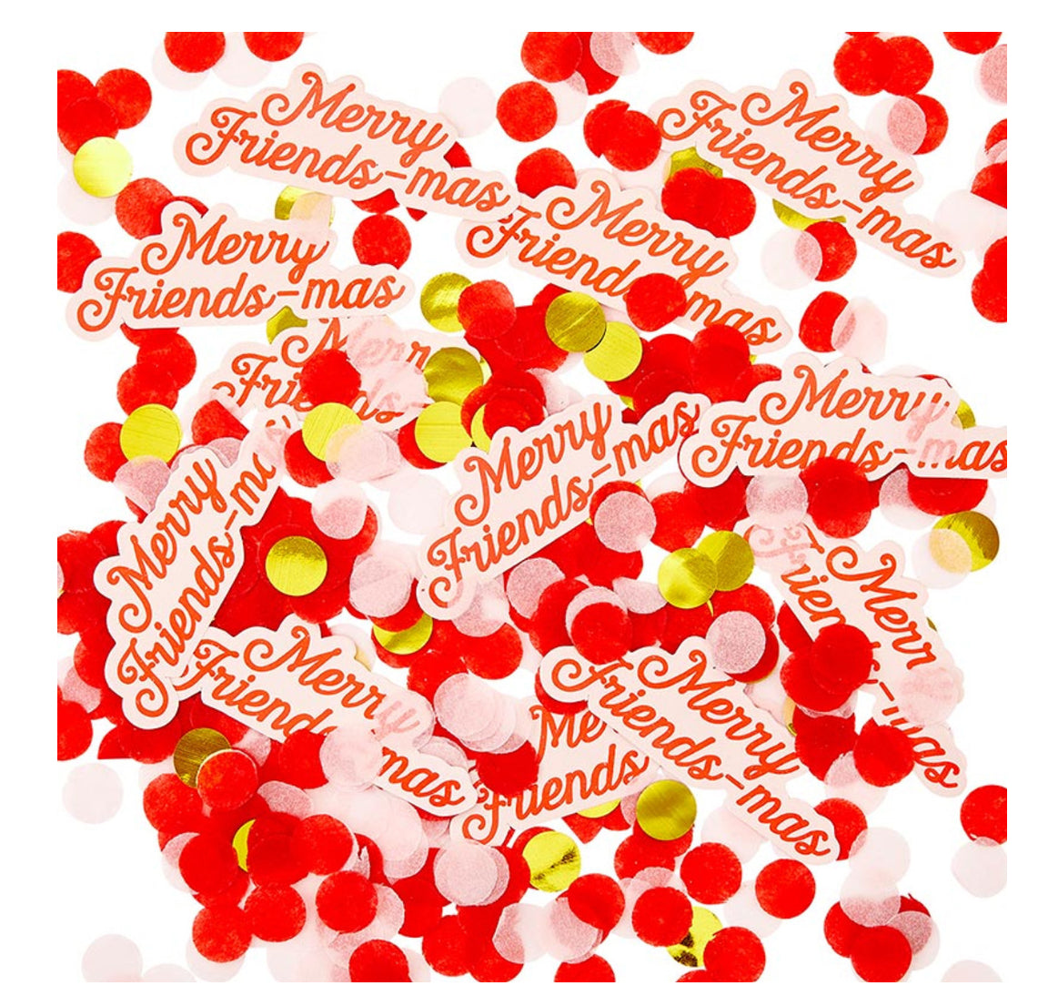 Acrylic Cake Topper & Confetti- Merry Friends-mas Set - I AM INTENTIONAL 