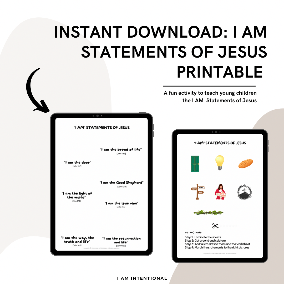 The I AM Statements of Jesus - I AM INTENTIONAL 