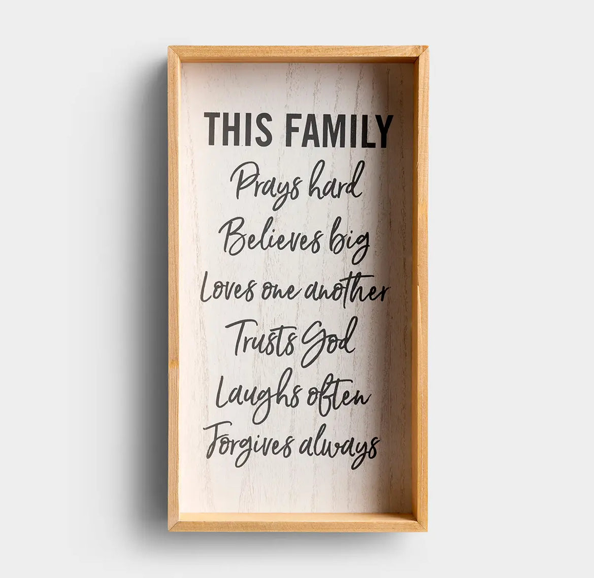 This Family - Framed Wooden Wall Art - I AM INTENTIONAL 