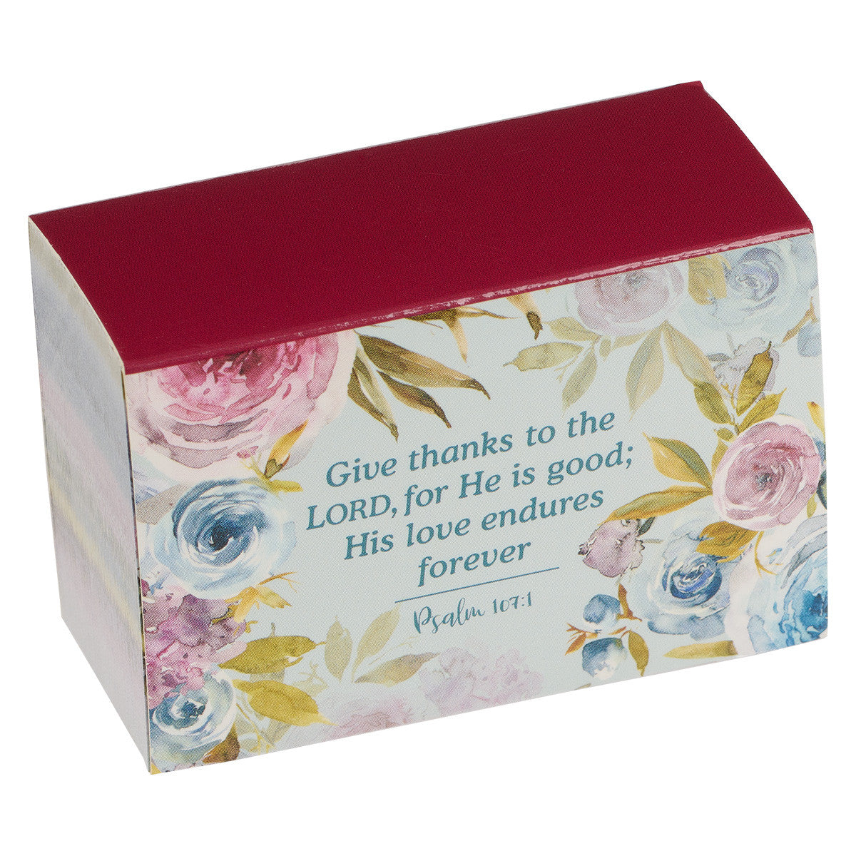 Gratitude Jar Refill Card Pack: Blue & pink ranunculus design - I AM INTENTIONAL 