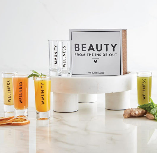 Wellness Glass Book Box - I AM INTENTIONAL 