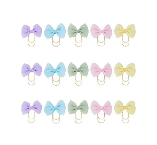 Organza Bowknot Bookmarks/Paperclips - I AM INTENTIONAL 