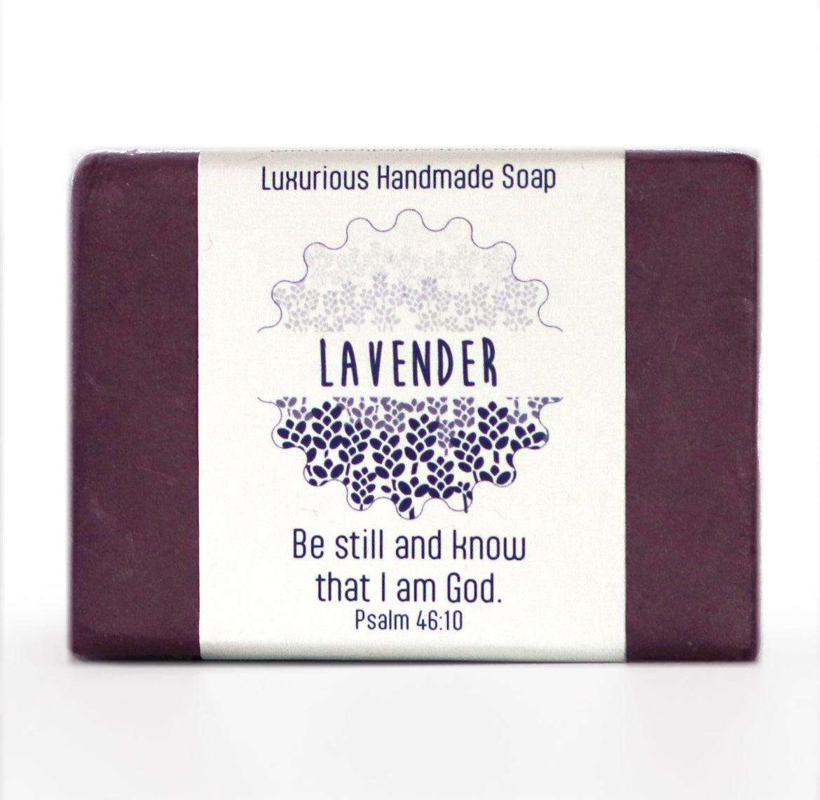 Lavender Handmade Soap with Bible verse - I AM INTENTIONAL 