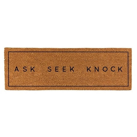Doormat- Ask • Seek • Knock - I AM INTENTIONAL 