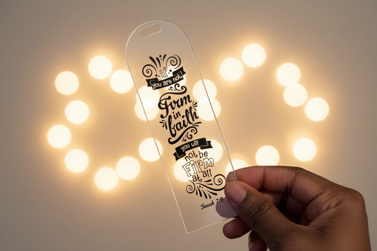 Acrylic bookmark - I AM INTENTIONAL 