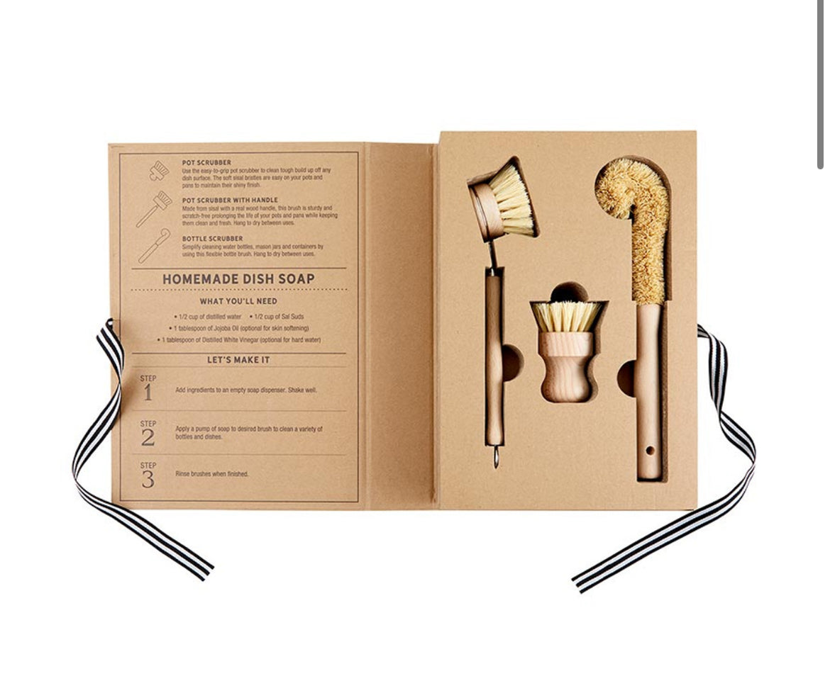 Cleaning Brushes Book Box - Brush It Off - I AM INTENTIONAL 