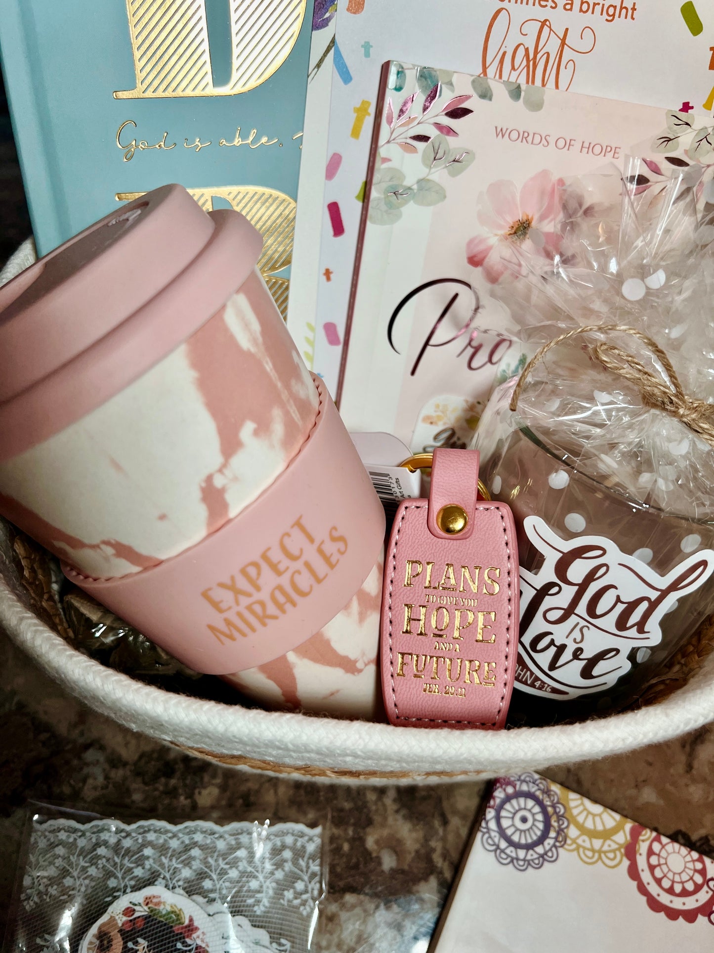 She Hopes Faith Basket - I AM INTENTIONAL 
