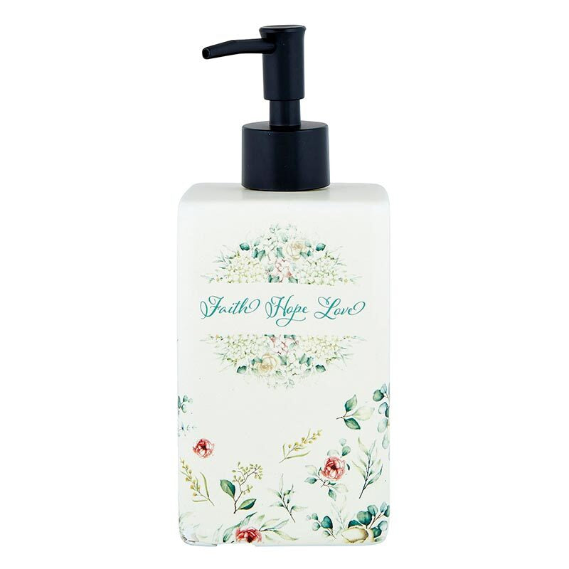 Soap Dispenser – Faith Hope Love - I AM INTENTIONAL 