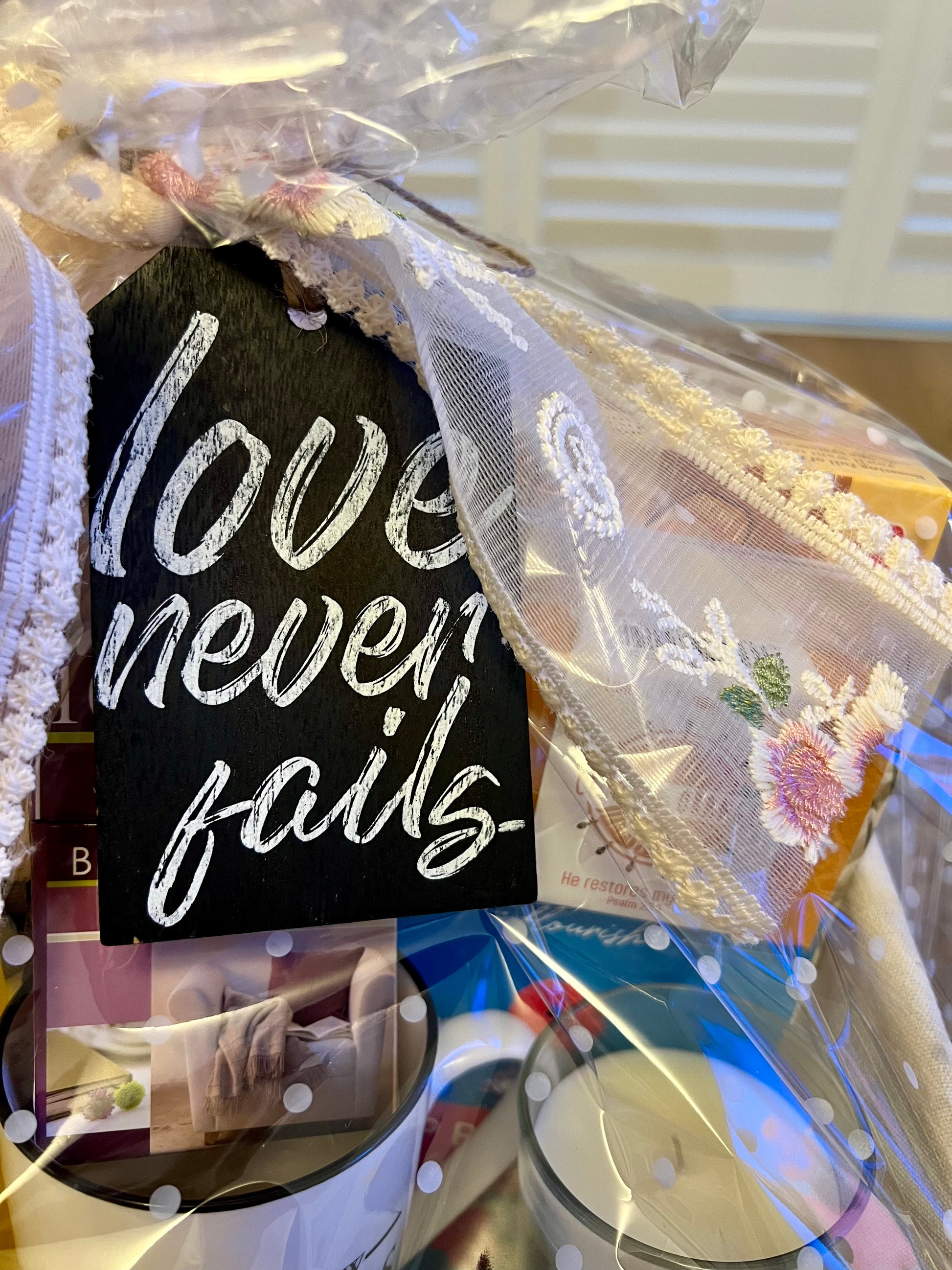 Grace & Glow Faith Basket - I AM INTENTIONAL 