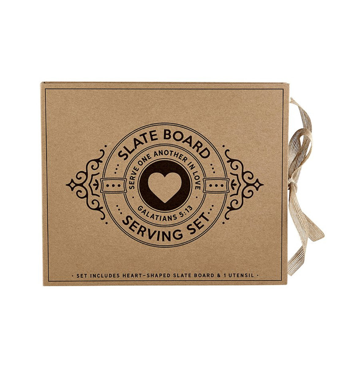 Cardboard Cutting Board Set - Heart