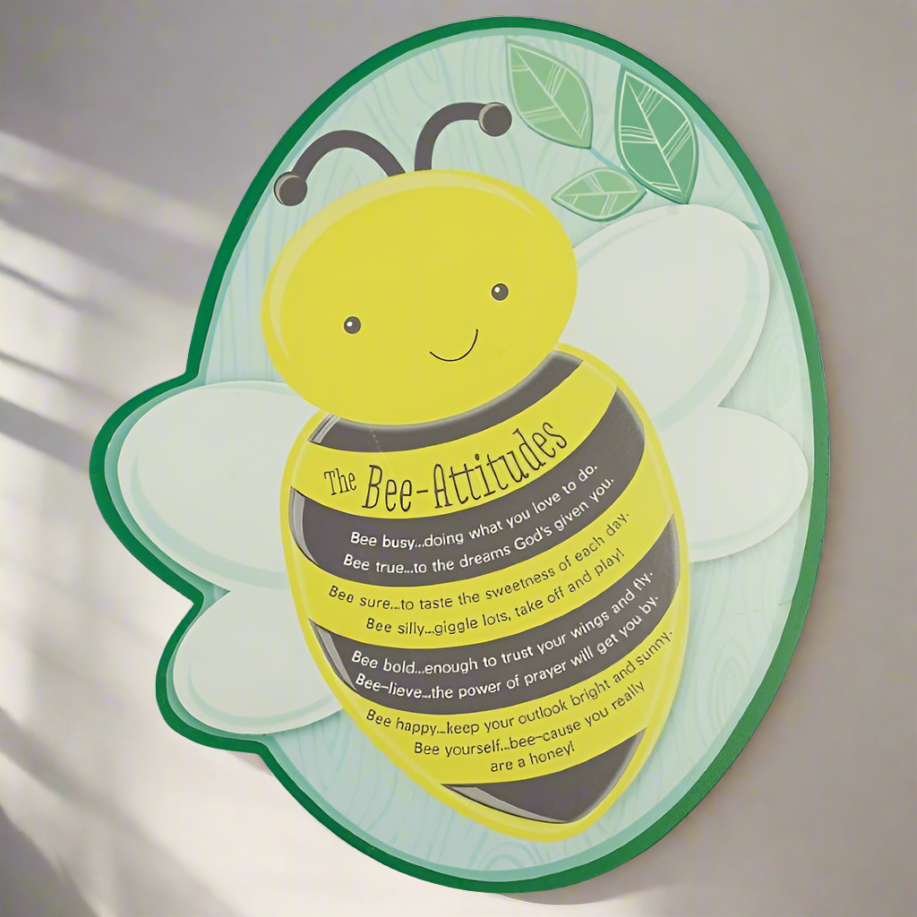 The Bee-Attitudes Plaque - I AM INTENTIONAL 