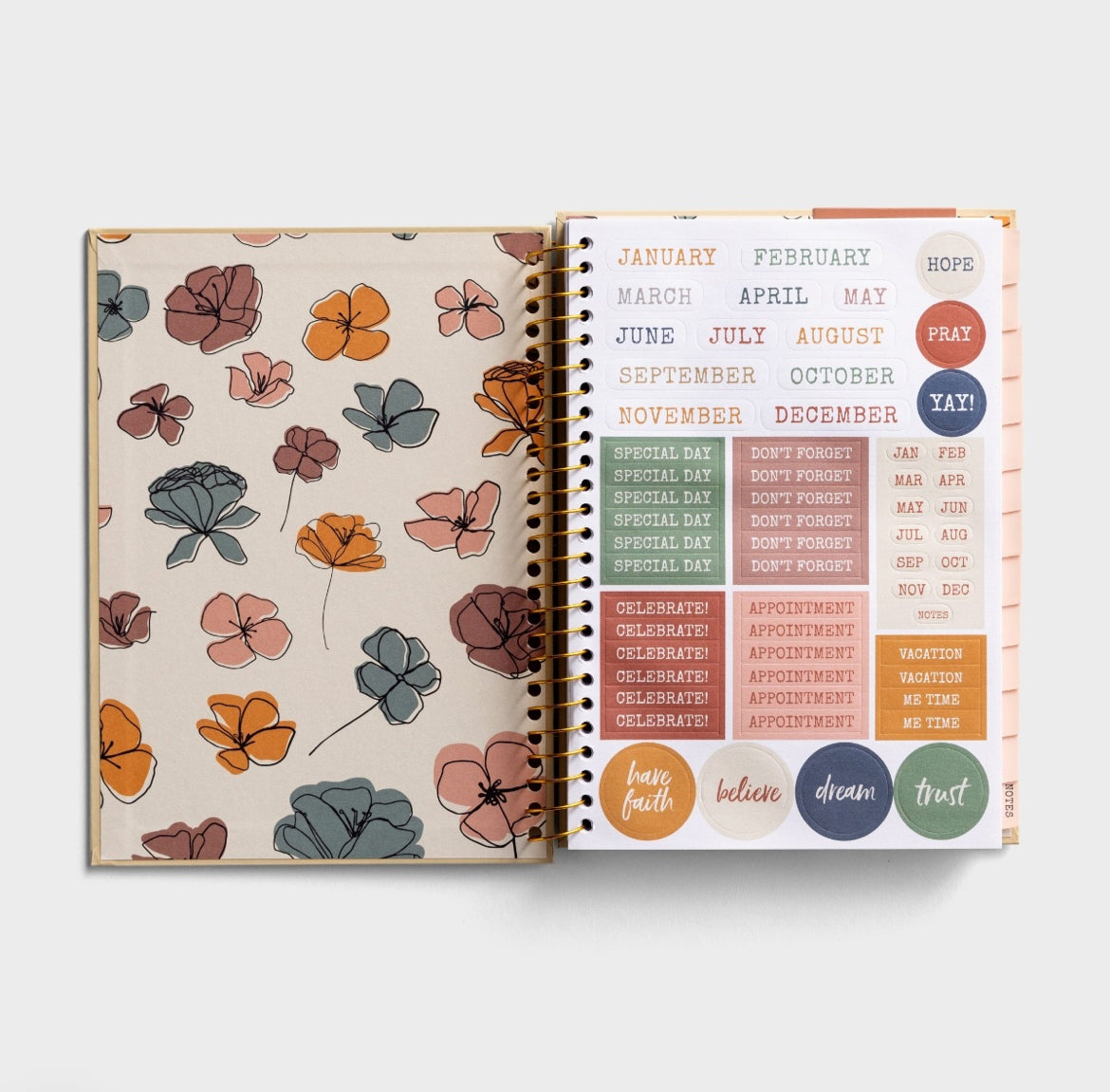 KatyGirl - Send Your Light: 12-Month Undated Weekly/Monthly Planner - I AM INTENTIONAL 