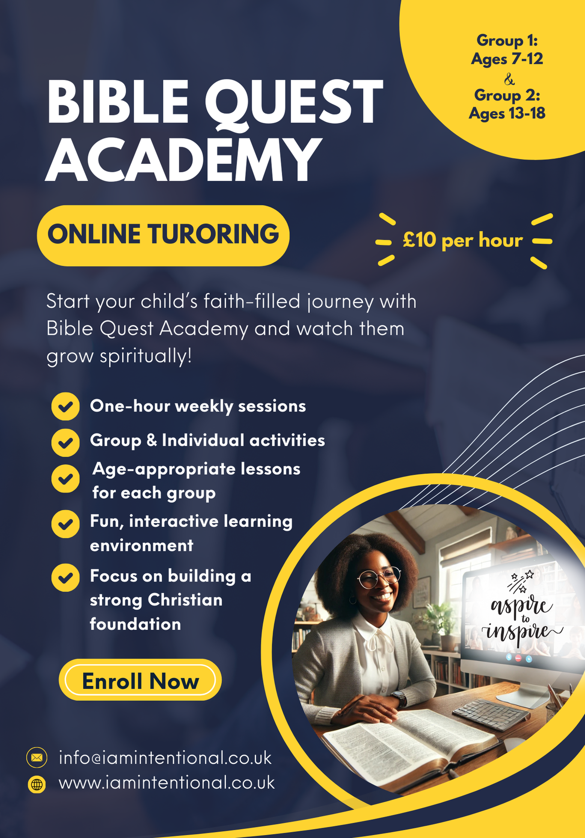 BQA Registration Instructions - I AM INTENTIONAL 
