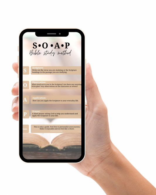 S.O.A.P Template (free download) - I AM INTENTIONAL 